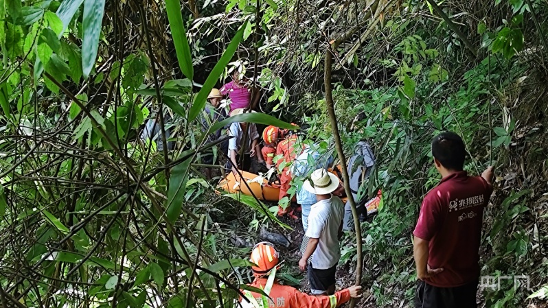 LPL比赛下注湖南张家界：男子跌落山沟被困一夜 消防紧急救援